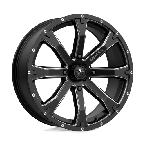 MSA Bounty M42 Black Milled UTV Rims