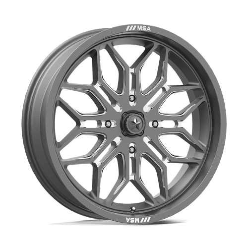 MSA Sniper M47 Gun Metal Milled UTV Rims