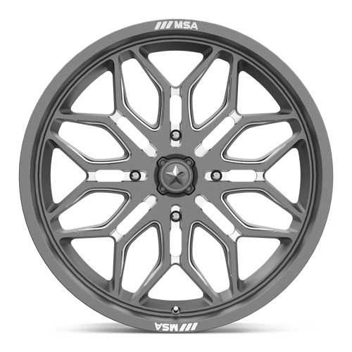 MSA Sniper M47 Gunmetal Milled UTV Rims