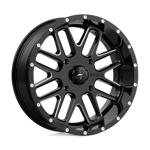 MSA Bandit M35 Black Milled UTV Rims