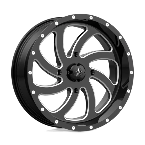 MSA Switch M36 Black Milled UTV Rims