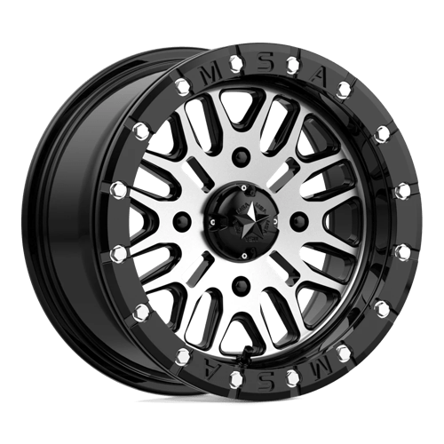 MSA Brute M37 Beadlock Black Machined UTV Rims