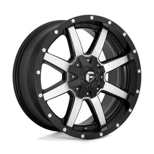 Fuel D537 Maverick Matte Black Machined 1-Piece Wheels