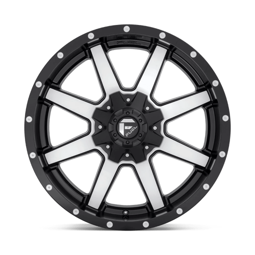 Fuel D537 Maverick Matte Black Machined 1-Piece Wheels