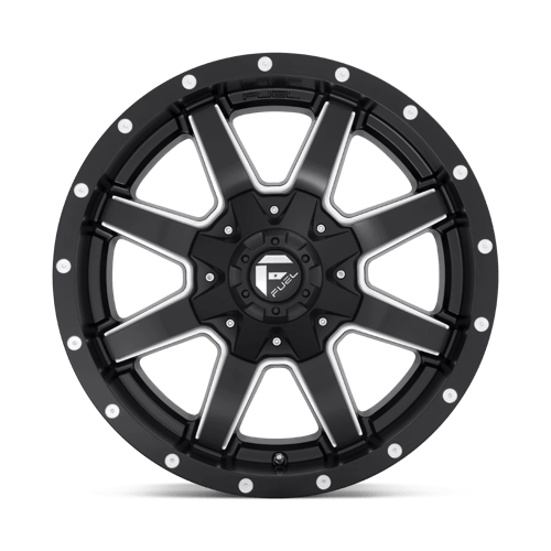 Fuel D538 Maverick Matte Black Milled 1-Piece Wheels