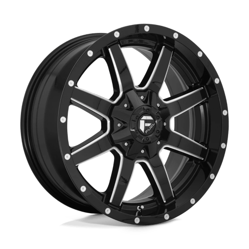 Fuel D610 Maverick Gloss Black Milled 1-Piece Wheels