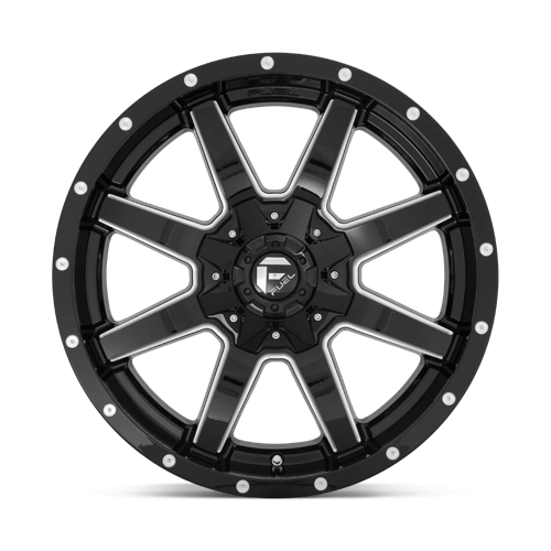 Fuel D610 Maverick Gloss Black Milled 1-Piece Wheels