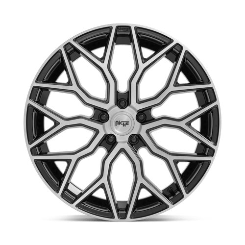 Niche M262 Mazzanti Gloss Black Brushed Face 1-Piece Wheels