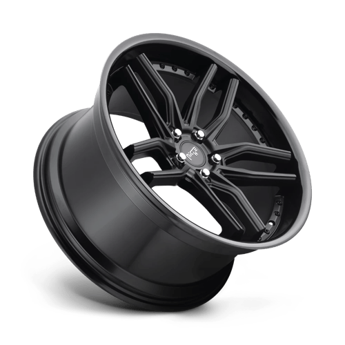 Niche M194 Methos Gloss Black Matte Black 1-Piece Wheels