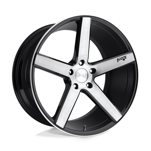 Niche M124 Milan Gloss Black Brushed 1-Piece Wheels