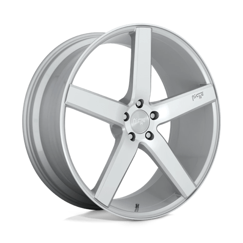 Niche M135 Milan Gloss Silver Machined 1-Piece Wheels