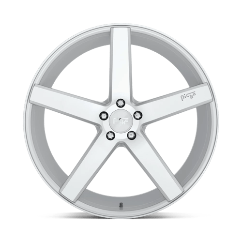 Niche M135 Milan Gloss Silver Machined 1-Piece Wheels