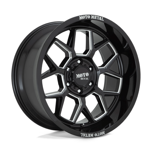 Moto Metal MO803 Banshee Gloss Black Milled Wheels