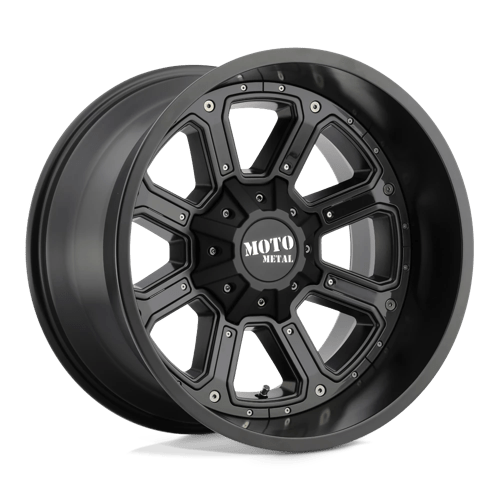 Moto Metal MO984 Shift Matte Black Gloss Black Inserts Wheels