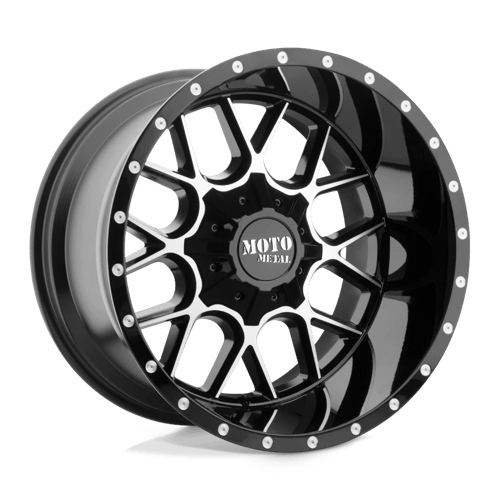 Moto Metal MO986 Siege Gloss Black Machined Wheels