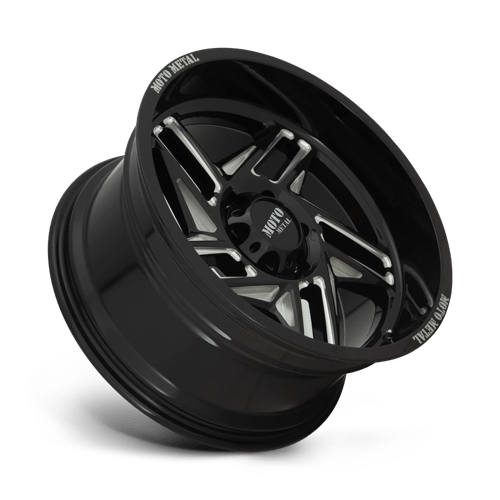 Moto Metal MO996 Ripsaw Gloss Black Milled Wheels