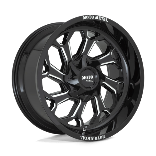 Moto Metal MO999 Gloss Black Milled Wheels