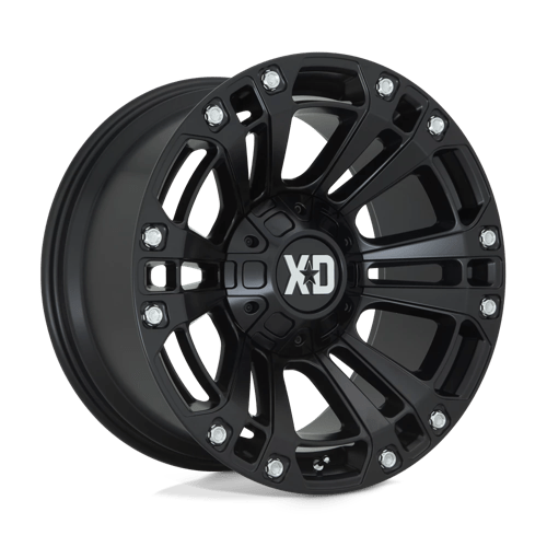 KMC XD851 Monster 3 Satin Black Wheels