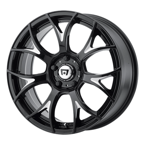 Motegi MR126 Gloss Black With Milled Accent Wheels