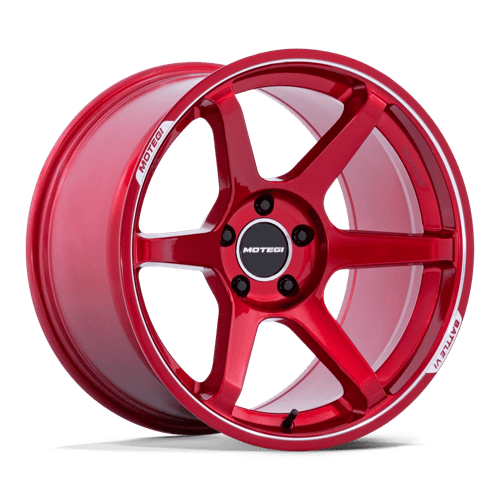 Motegi Racing MR160 Battle VI Cherry Red Metallic with Mch Lip Wheels, Flow Formed, Aluminum