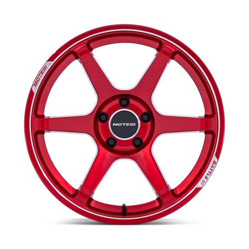 Motegi Racing MR160 Battle VI Cherry Red Metallic with Mch Lip Wheels, Flow Formed, Aluminum