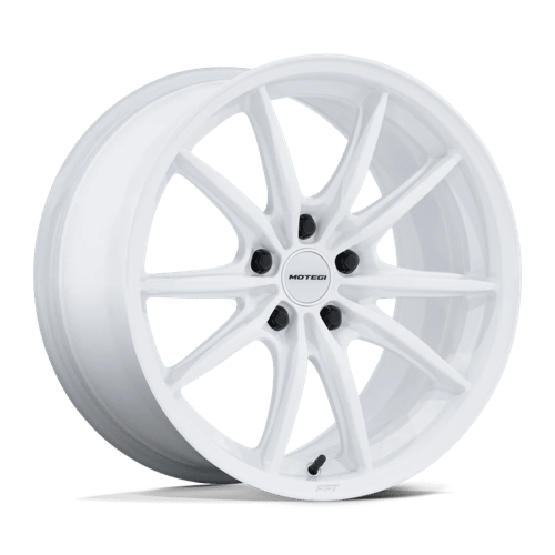 Motegi Racing MR162 Zentoku Gloss White Wheels, Flow Formed, Aluminum