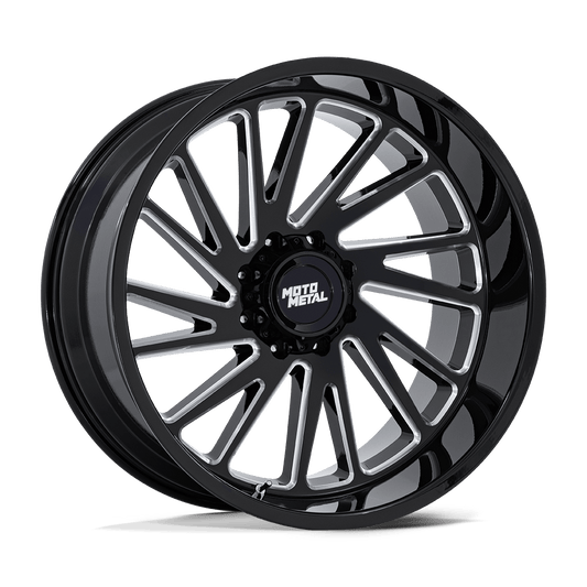 Moto Metal MO811 Combat Gloss Black Milled Wheels