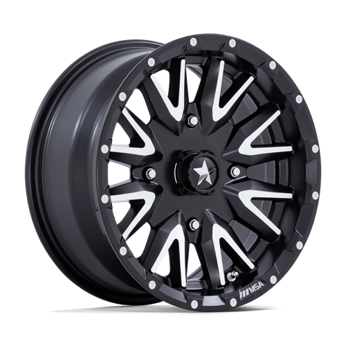 MSA M49 Creed Machined and Matte Black UTV Rims