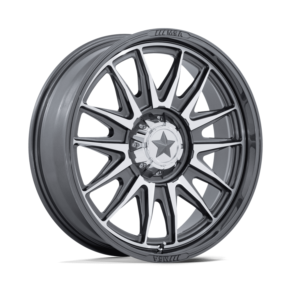 MSA M55 Commander UTV Platinum with Machined Face Wheels, Cast Aluminum