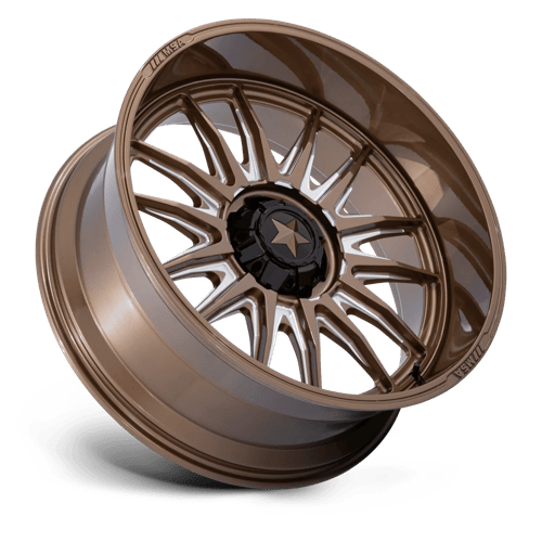 MSA M55 Commander UTV Gloss Bronze Milled Wheels, Cast Aluminum