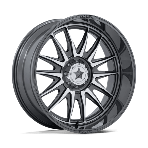 MSA M55 Commander UTV Platinum with Machined Face Wheels, Cast Aluminum