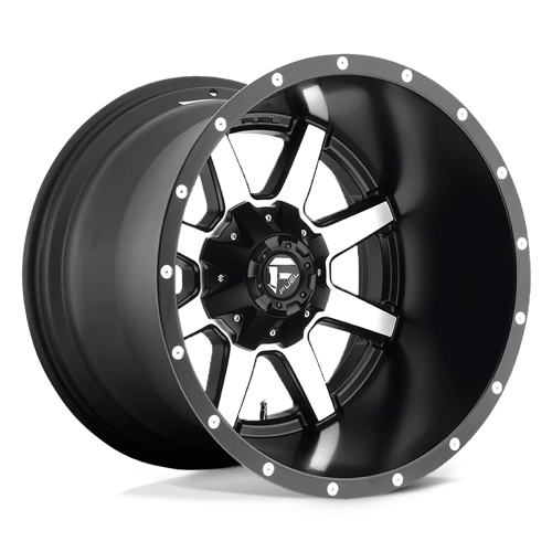 Fuel D537 Maverick Matte Black Machined 1-Piece Wheels