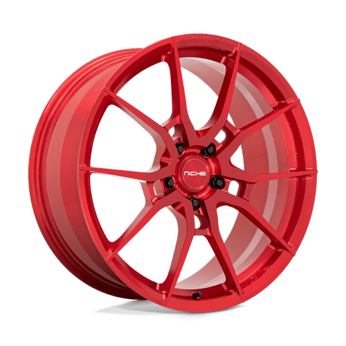 Niche T113 Kanan Brushed Candy Red Wheels