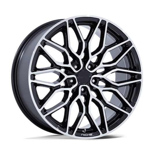 Niche NC277 Calabria 5 Gloss Black Machined Wheels