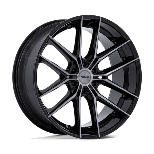 Niche NC280 Prodigy 6 Gloss Black Dark Tinted Clear Rims