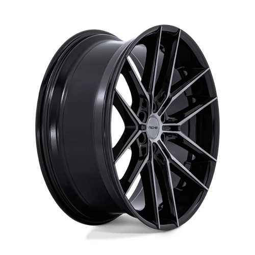 Niche NC280 Prodigy 6 Gloss Black Dark Tinted Clear Rims