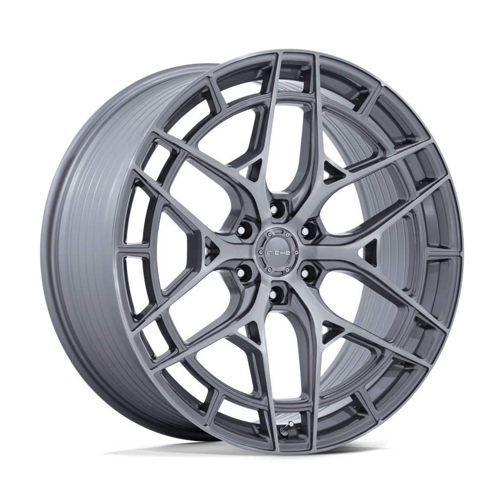 Niche NC284 Adria Platinum with Brushed Face Wheels, Flow Formed, Aluminum