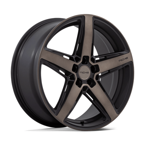 Niche M271 Teramo Matte Black With Double Dark Tint Face 1-Piece Wheels