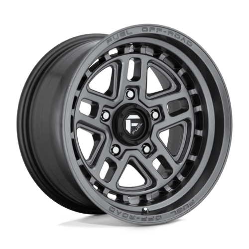 Fuel D668 Nitro Matte Gun Metal 1-Piece Wheels