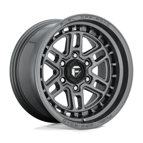 Fuel D668 Nitro Matte Gun Metal 1-Piece Wheels