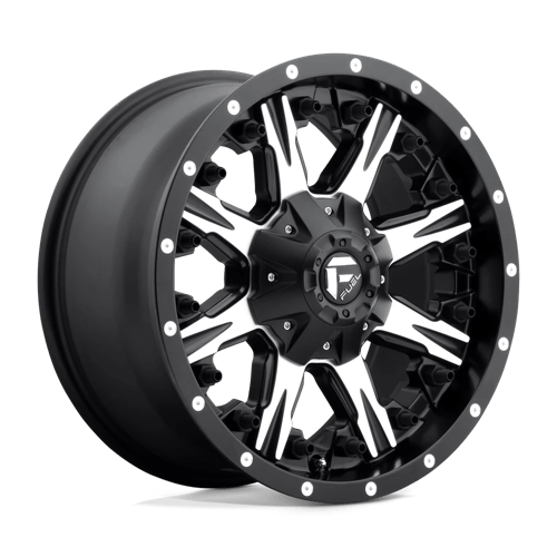 Fuel D541 Nutz Matte Black Machined 1-Piece Wheels