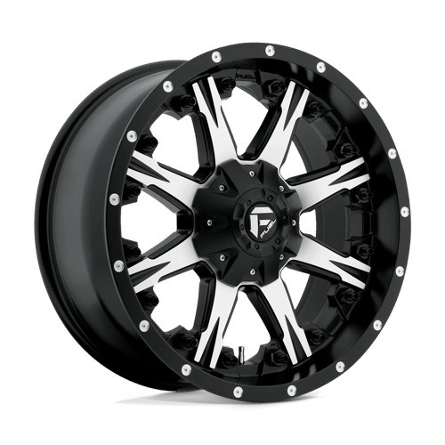 Fuel D541 Nutz Matte Black Machined 1-Piece Wheels