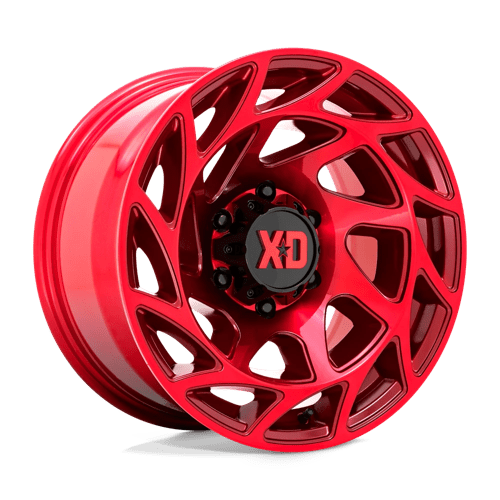 KMC XD860 Onslaught Candy Red Wheels