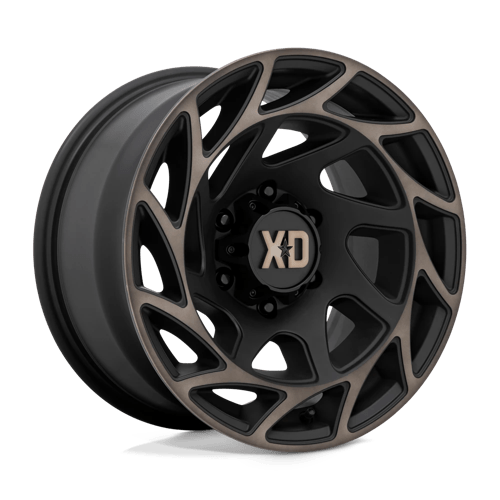 KMC XD860 Onslaught Satin Black With Bronze Tint Wheels