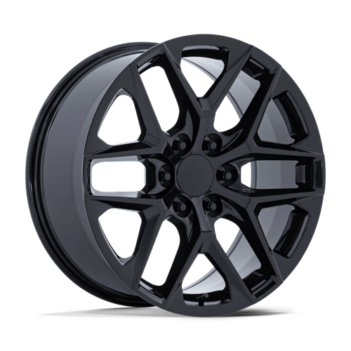 Performance Replicas PR229 Gloss Black Wheels, Cast Aluminum
