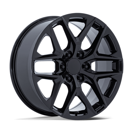 Performance Replicas PR229 Gloss Black Wheels, Cast Aluminum