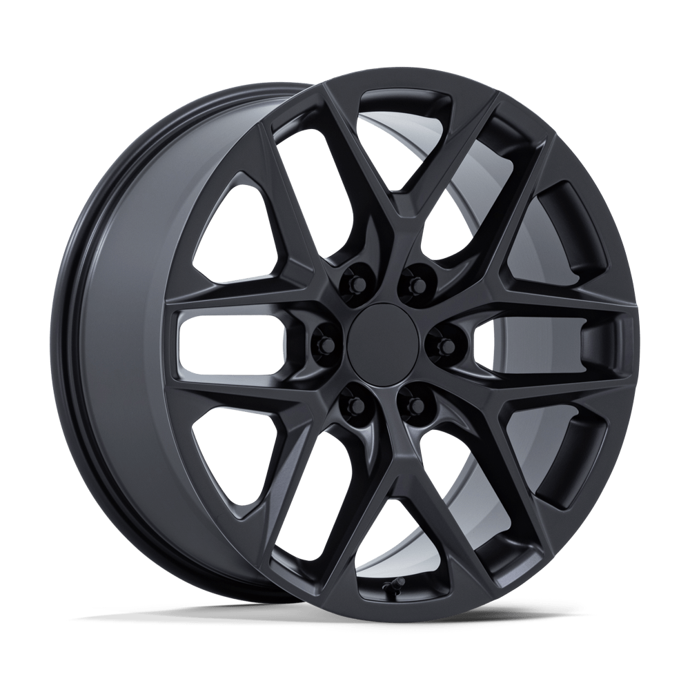 Performance Replicas PR229 Satin Black Wheels, Cast Aluminum