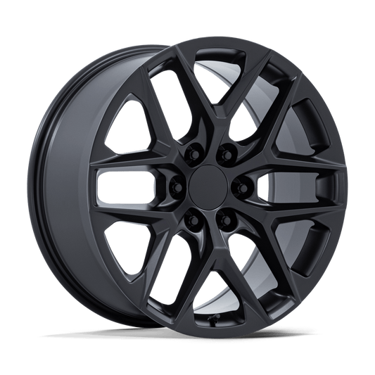 Performance Replicas PR229 Satin Black Wheels, Cast Aluminum