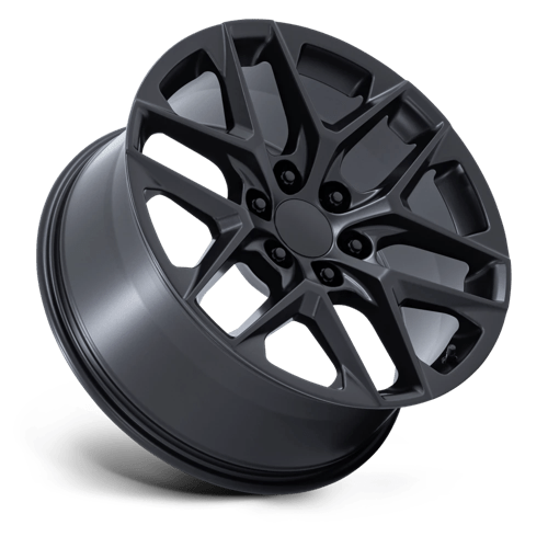Performance Replicas PR229 Satin Black Wheels, Cast Aluminum