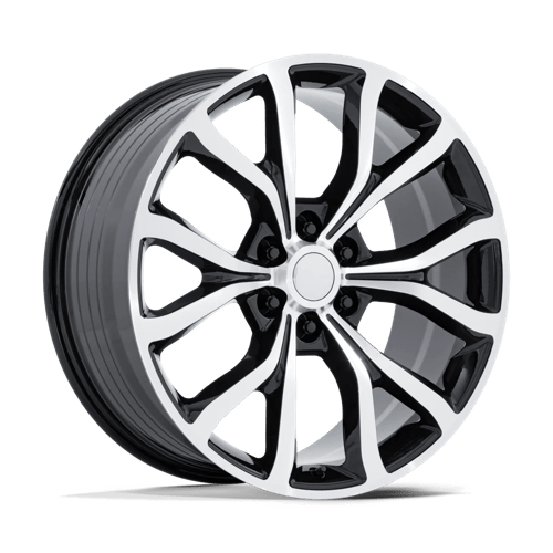 Performance Replicas PR230 Gloss Black with Machined Face Wheels, Cast Aluminum